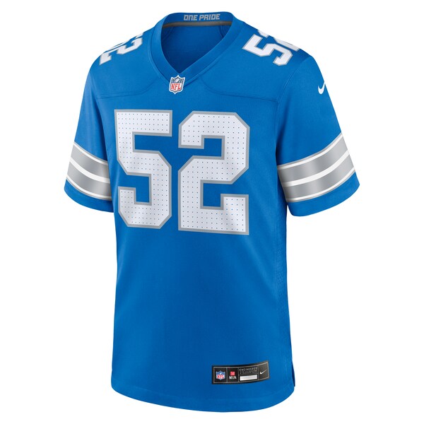 Netane Muti Detroit Lions Nike Game Jersey - Blue - Image 2