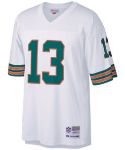 Alternative view of Dan Marino Miami Dolphins Big & Tall 1984 Retired Player Replica Jersey - White