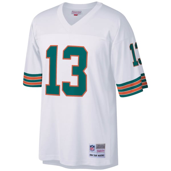 Dan Marino Miami Dolphins Big & Tall 1984 Retired Player Replica Jersey - White - Image 2