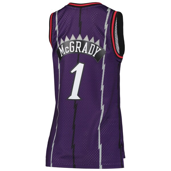Tracy McGrady Toronto Raptors Women's 1998/99 Hardwood Classics Swingman Jersey - Purple - Image 3