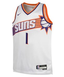 Alternative view of Devin Booker Phoenix Suns Nike Youth Swingman Jersey - Association Edition - White