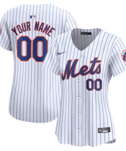 New York Mets Nike Women's Home Limited Custom Jersey - White