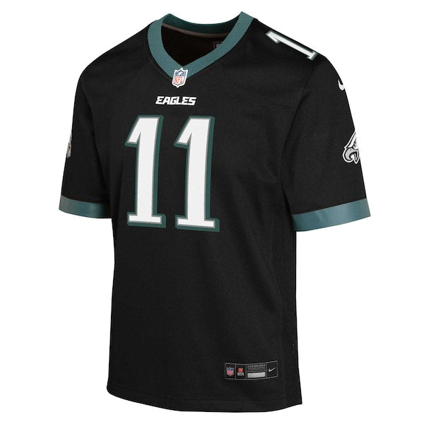A.J. Brown Philadelphia Eagles Nike Youth Game Jersey - Black - Image 2