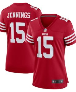 Jauan Jennings San Francisco 49ers Nike Women's  Game Jersey -  Scarlet