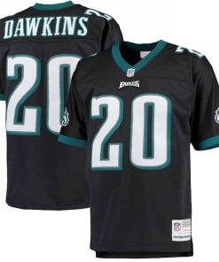 Brian Dawkins Philadelphia Eagles Big & Tall 2004 Retired Player Replica Jersey - Black
