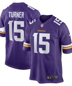 Dallas Turner Minnesota Vikings Nike 2024 NFL Draft First Round Pick Player Game Jersey - Purple