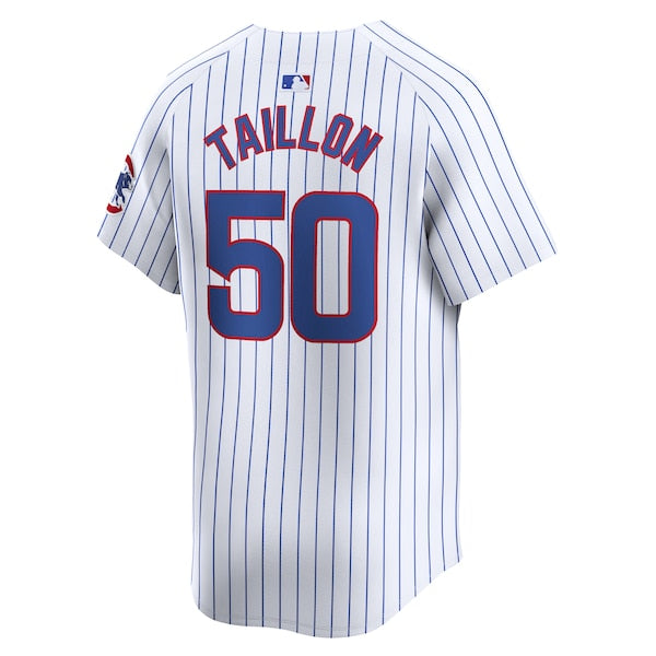 Jameson Taillon Chicago Cubs Nike Home Limited Player Jersey - White - Image 3