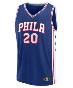 Alternative view of Jared McCain Philadelphia 76ers  Youth 2024 NBA Draft Fast Break Player Jersey - Icon Edition - Royal