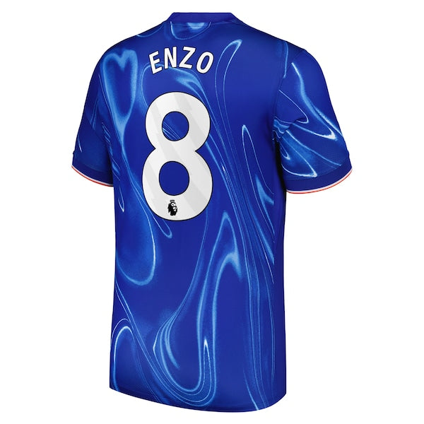 Enzo Fern¨¢ndez Chelsea Nike 2024/25 Home Replica Player Jersey - Blue - Image 3