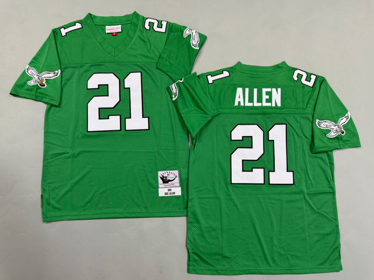 Eric Allen Philadelphia Eagles Authentic Throwback Retired Player Jersey