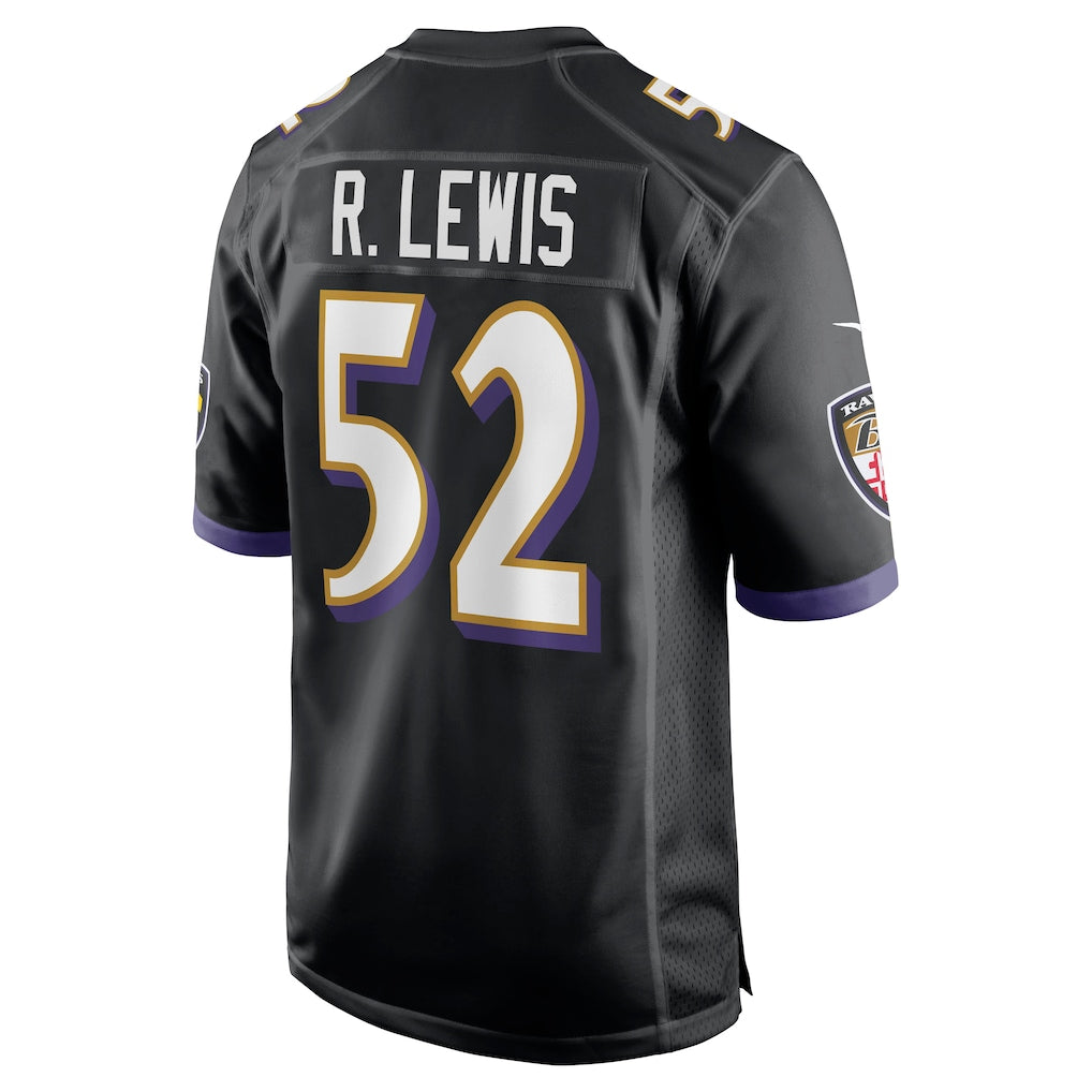 Ray Lewis Baltimore Ravens Nike Retired Player Game Jersey - Black - Image 3