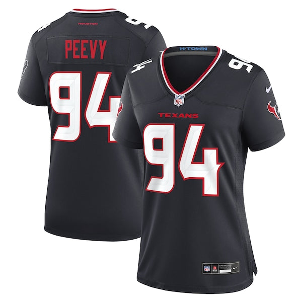 Jayden Peevy Houston Texans Nike Women's Team Game Jersey - Navy - Image 2