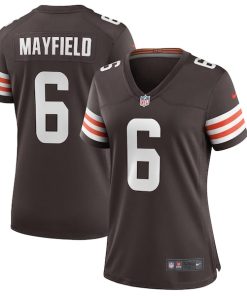 Baker Mayfield Cleveland Browns Nike Women's Game Player Jersey - Brown/White
