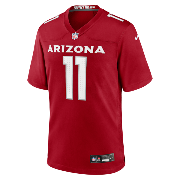 Larry Fitzgerald Arizona Cardinals Nike Team Retired Game Jersey - Cardinal - Image 2