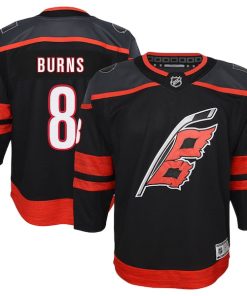 Brent Burns Carolina Hurricanes Youth 2022/23 Home Premier Player Jersey - Black