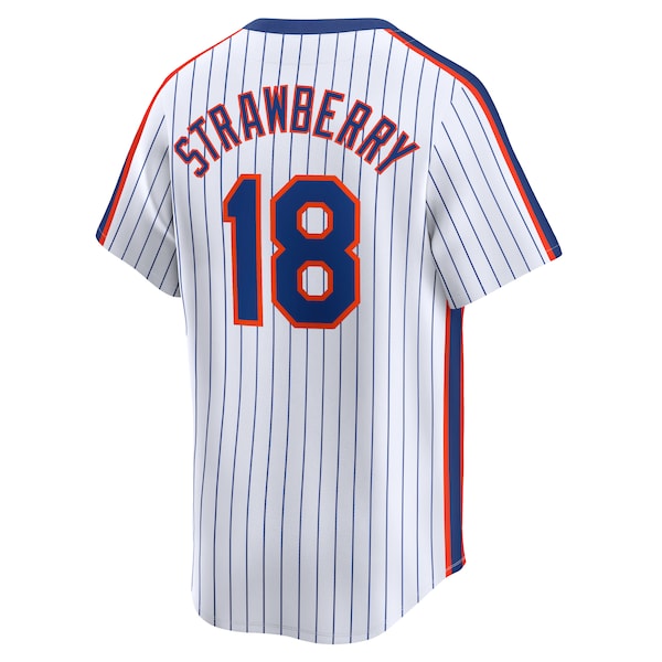 Darryl Strawberry New York Mets Nike Throwback Cooperstown Limited Jersey - Navy - Image 3