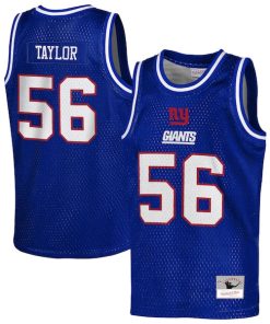 Lawrence Taylor New York Giants  Youth Retired Player NFL Basketball Fashion Jersey - Royal