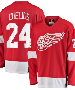 Chris Chelios Detroit Red Wings  Premier Breakaway Retired Player Jersey - Red