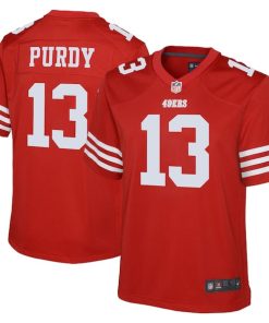 Brock Purdy San Francisco 49ers Nike Youth Game Jersey - Scarlet