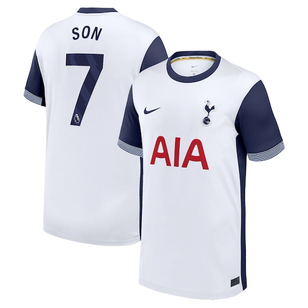 Son Heung-Min Tottenham Hotspur Nike Youth 2024/25 Home Replica Player Jersey - White - Image 2