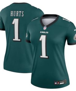 Jalen Hurts Philadelphia Eagles Nike Women's Legend Jersey - Midnight Green/Black/Kelly Green