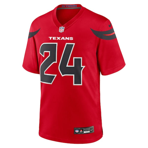 Derek Stingley Jr. Houston Texans Nike Alternate Game Jersey - Red/Navy/White - Image 4