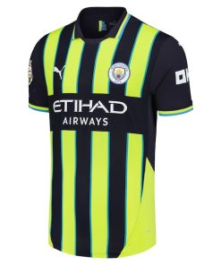 Alternative view of Manchester City Puma 2024/25 Away Authentic Jersey - Navy