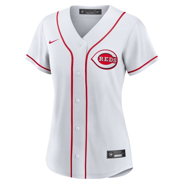 Hunter Greene Cincinnati Reds Nike Women's Home Replica Jersey - White - Image 2