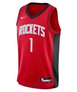 Alternative view of Amen Thompson Houston Rockets Nike Youth Swingman Jersey - Icon Edition - Red
