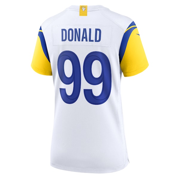 Aaron Donald Los Angeles Rams Nike Women's Player Jersey - White/Royal - Image 4