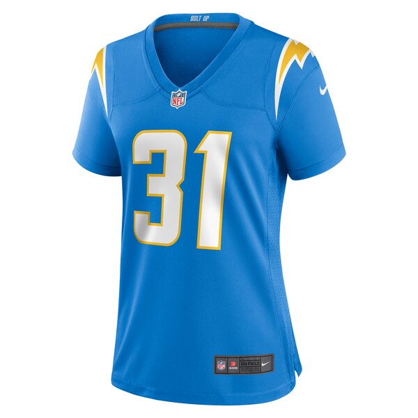 Nick Niemann Los Angeles Chargers Nike Women's Game Player Jersey - Powder Blue - Image 2