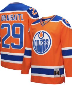 Leon Draisaitl Edmonton Oilers  Power Play Jersey - Orange