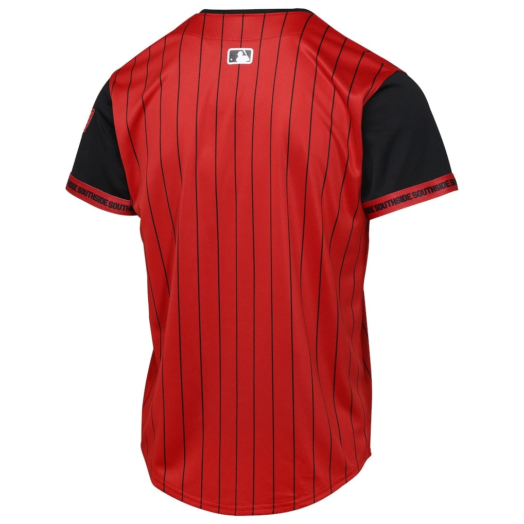 Chicago White Sox Youth 2025 City Connect Limited Jersey - Red/Black - Image 4