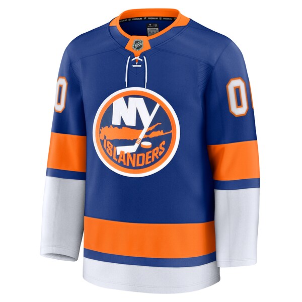 New York Islanders Home Premium Custom Jersey - Royal/White - Image 3