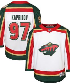 Kirill Kaprizov Minnesota Wild Youth 25th Anniversary Replica Player Jersey - White/Green