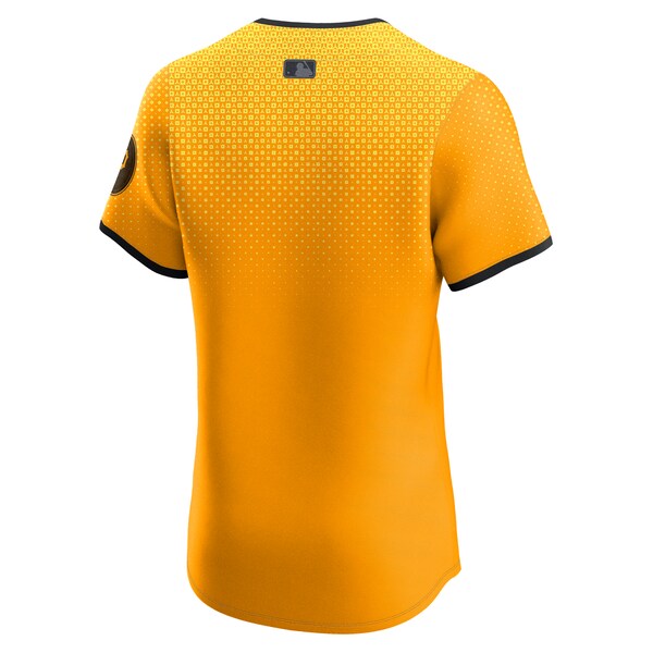 Pittsburgh Pirates Nike City Connect Elite Jersey - Gold - Image 3