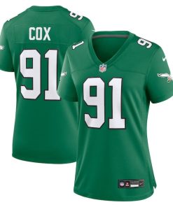 Fletcher Cox Philadelphia Eagles Nike Women's Alternate Game Jersey - Kelly Green