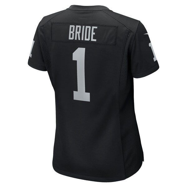 Number 1 Bride Las Vegas Raiders Nike Women's Game Jersey - Black - Image 3