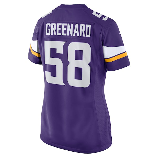 Jonathan Greenard Minnesota Vikings Nike Women's Team Game Jersey - Purple - Image 3