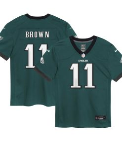 A.J. Brown Philadelphia Eagles Nike Toddler Game Jersey - Midnight Green