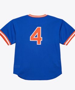 Alternative view of Lenny Dykstra New York Mets  Authentic Batting Practice Jersey - Royal