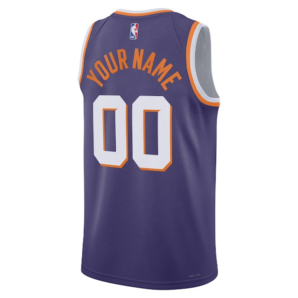 Phoenix Suns Nike Unisex Swingman Custom Jersey - Purple - Icon Edition - Image 3