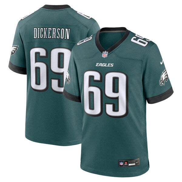 Landon Dickerson Philadelphia Eagles Nike Team Game Jersey - Midnight Green - Image 2