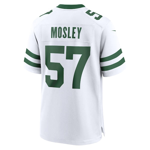 C.J. Mosley New York Jets Nike Legacy Player Game Jersey - White/Kelly Green - Image 4