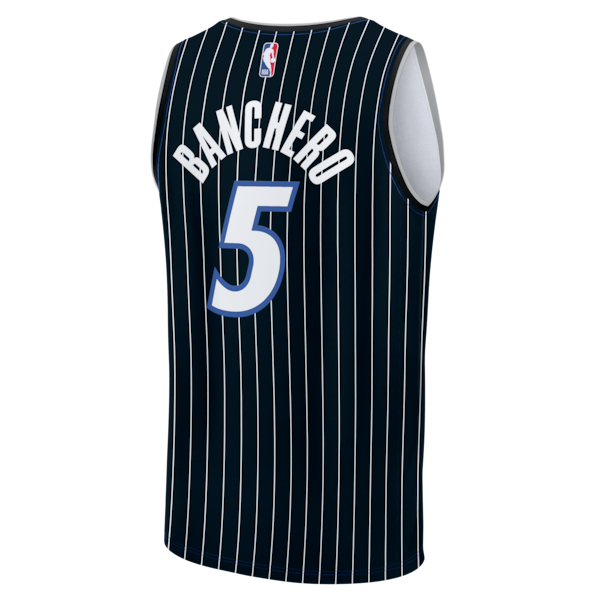Paolo Banchero Orlando Magic Fast Break Jersey - Statement Edition - Black - Image 3