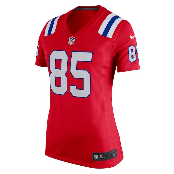 Hunter Henry New England Patriots Nike Women's Team Game Jersey - Red/Navy - Image 3
