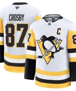 Sidney Crosby Pittsburgh Penguins  Away Premium Jersey - White/Black
