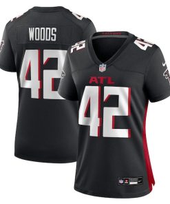 Josh Woods Atlanta Falcons Nike Women's Team Game Jersey -  Black