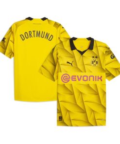 Borussia Dortmund Puma 2023/24 Third Replica Jersey - Yellow