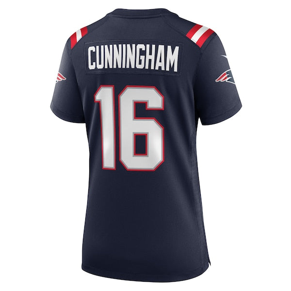 Malik Cunningham New England Patriots Nike Women's Team Game Jersey - Navy - Image 3